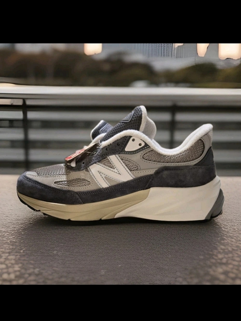 Men's New Balance 990v6 Made in USA Castlerock Moonrock - U990GR6 - Size 8 - Picture 3 of 6